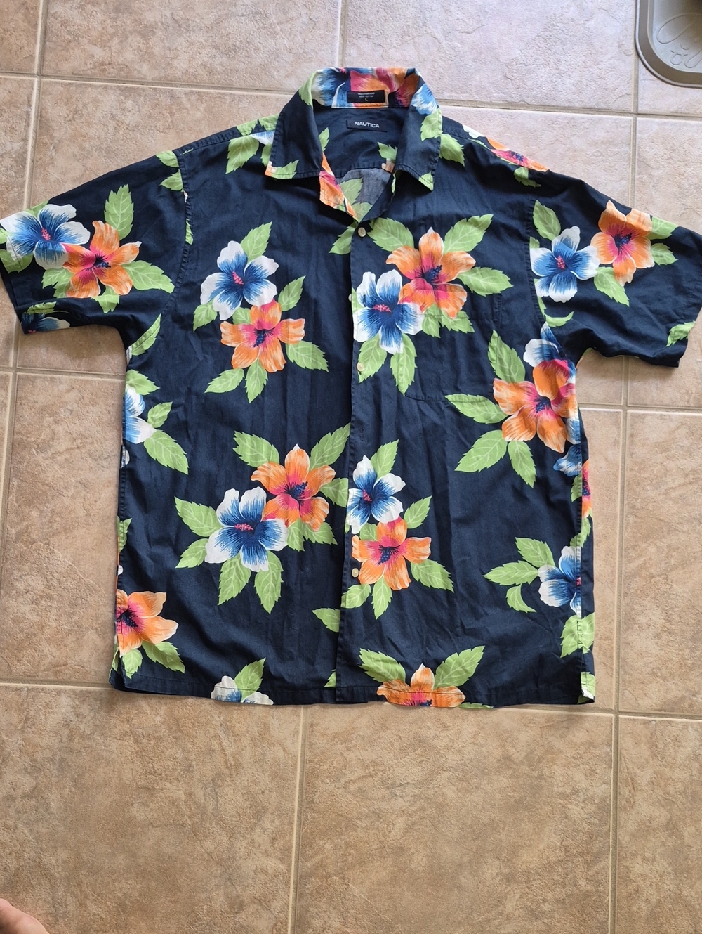 Nautica Mens Large Cotton Shirt